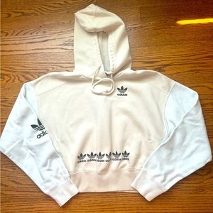 Cropped adidas hoodie